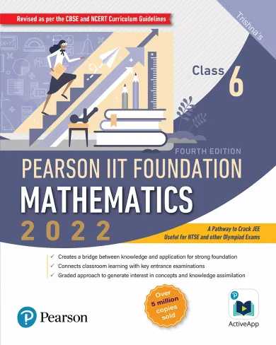 Pearson IIT Foundation Mathematics| Class 6| Fourth Edition| By Pearson 