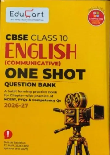 One Shot Cbse Question Bank English Communicative- 10 (2026-27)
