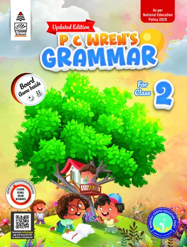 Updated Edition P C Wren’s Grammar for Class 2 with Board game (9789369589395) - Dr N.D.V. Prasada Rao
