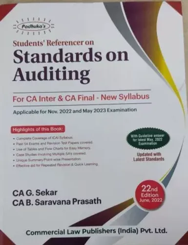 STUDENTS REFERENCER ON STANDARDS ON  AUDITING