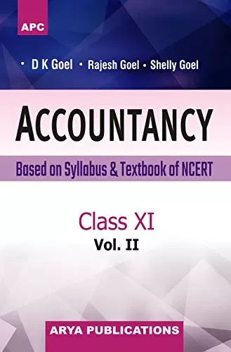 Accountancy (Based on Syllabus & Textbook of NCERT) (2 Vol Set) Class11