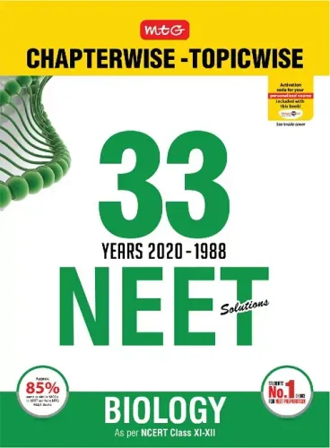 33 Years NEET-AIPMT Chapterwise Solutions - Biology 2020