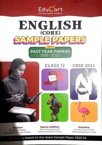 Sample Papers English Core Cbse-12 With Past Year Papers{2018-2023}-2024