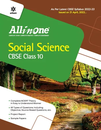 CBSE All In One Social Science Class 10 2022-23 Edition (As per latest CBSE Syllabus issued on 21 April 2022)