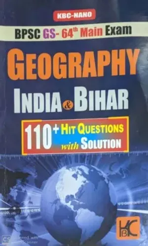 Geographysics India & Bihar 110+hit Ques. With Solution