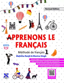 Apprenons Le Francais French Textbook 01: Educational Book