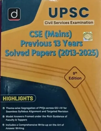 UPSC CSE Mains Previous 13 Years Solved Papers 2013-2025,