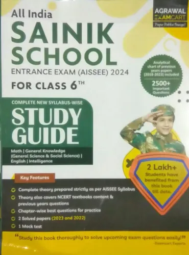 All India Sainik School-6 (study Guide)-2024
