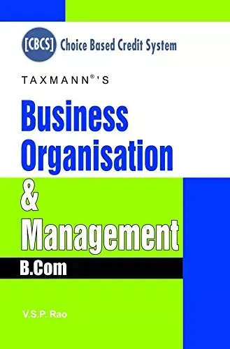 Business Organisation & Management by V.S.P Rao