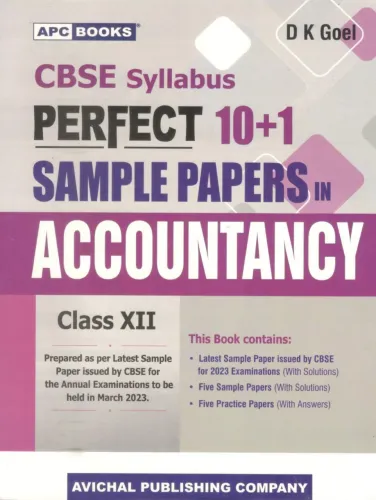 Perfect 10+1 Sample Papers Accountancy-12