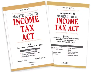 Master Guide To Income Tax Act with Supplement – 2020