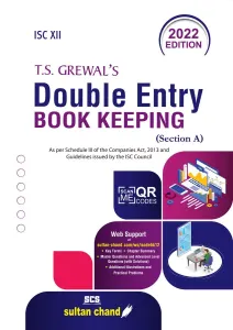 ISC Double Entry Book Keeping for Class 12 (Section - A) - 2022