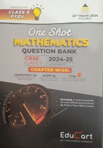 One Shot Cbse Question Bank Mathematics-9 (2024-25 )