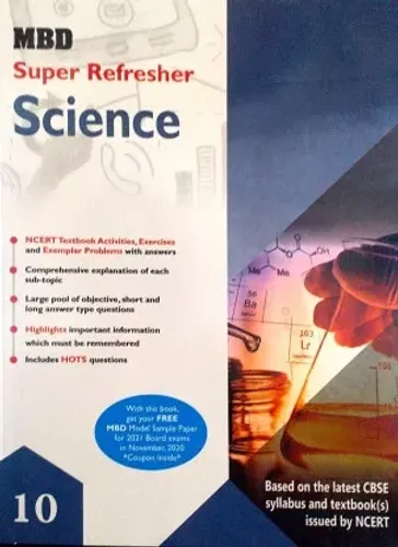 MBD Super Refresher Class 10 Science Guide Based On CBSE / NCERT