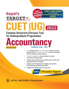 Goyal Target CUET (UG) 2022 Accountancy