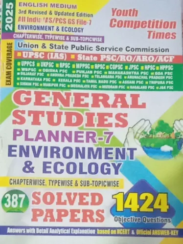 General Studies Planner-7, Environment & Ecology 387 (1424 Objective)