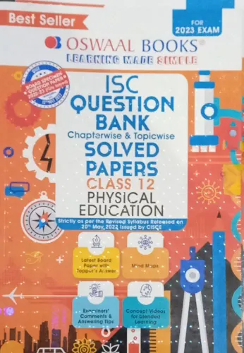 ISC QUESTION BANK CHAPTERWISE & TOPICWISE SOLVED PAPERS CLASS 12 PHYSICAL EDUCATION