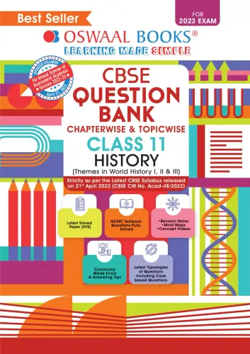 Oswaal CBSE Class 11 History Chapterwise & Topicwise Question Bank Book (For 2022-23 Exam)