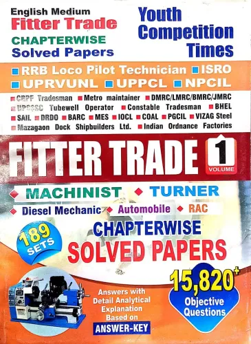 Fitter Trade (189 C/w Solved Papers) 15820+ (e)
