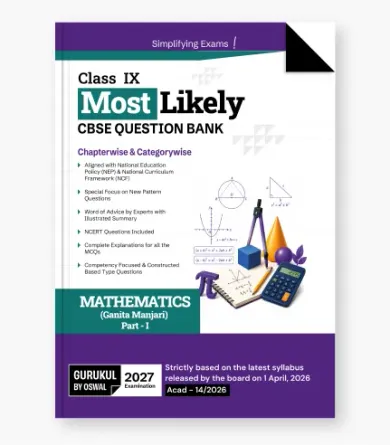 Mathematics Most Likely Question Bank CBSE Class 9 for Exam 2027