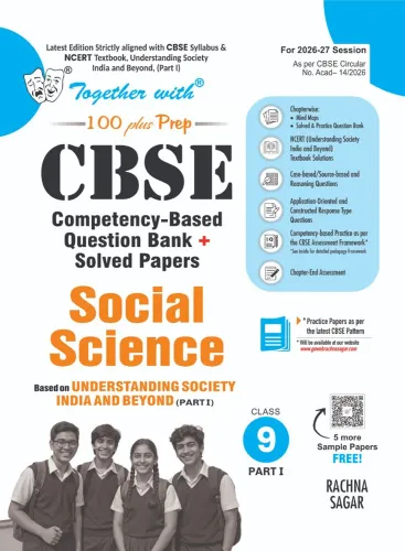 Together with 100 Plus Prep  CBSE Question Bank for Class 9 Social Science Part 1 2026-27 | With NCERT Textbook solutions & Chapterend Assessment for 2027 Exams with Practice Papers (CBSE)