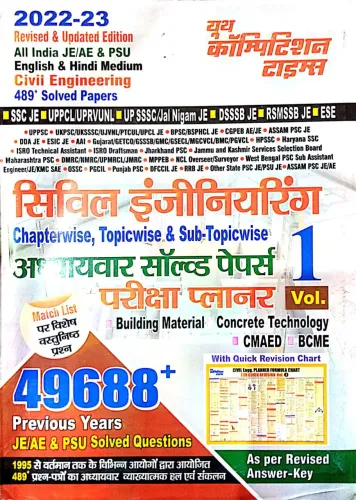 Ssc Je Civil Engineering Sol. Papers Vol-1 (H) 49688+