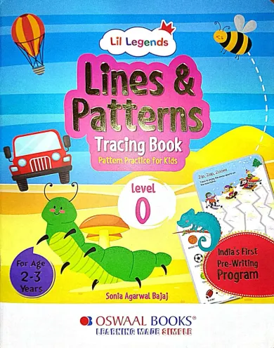 Lines & Patterns Tracing Book Level-0