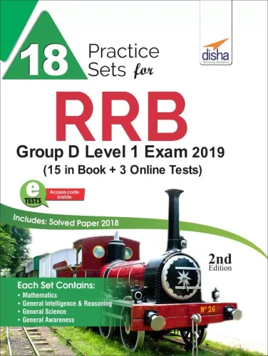 18 Practice Sets for RRB Group D Level 1 Exam 2019 with 3 Online Tests 2nd Edition