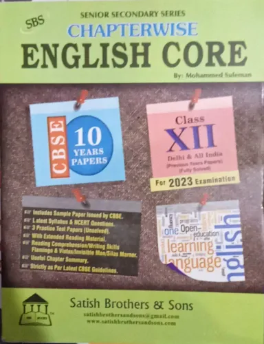 Chapterwise English Core 10 Year Papers-12