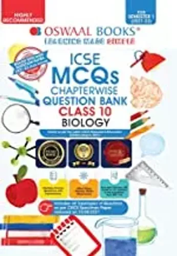 Oswaal ICSE MCQs Chapterwise Question Bank Class 10, Biology Book 