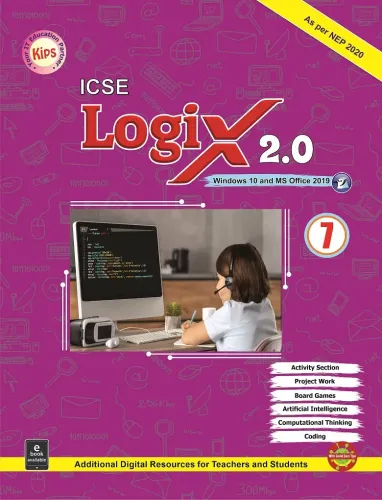 Icse Logix 2.0 for class 7 (window-10 & Office-19) Latest Edition 2024