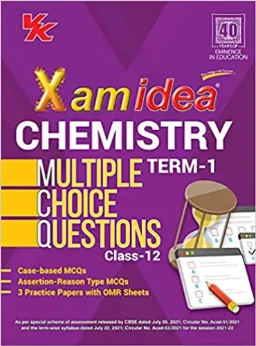 Xam Idea CBSE MCQs Chapterwise For Term I, Class 12 Chemistry 