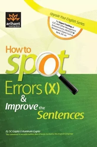 How to Spot Errors (X) & Improve the Sentences