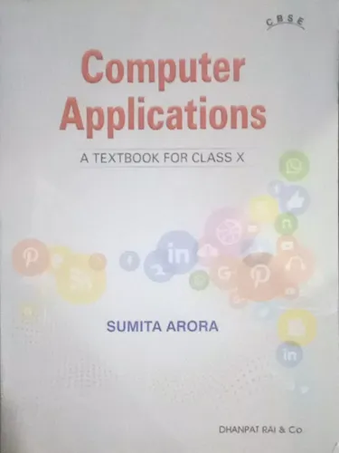 Computer Applications-10 (cbse) Sumita Arora