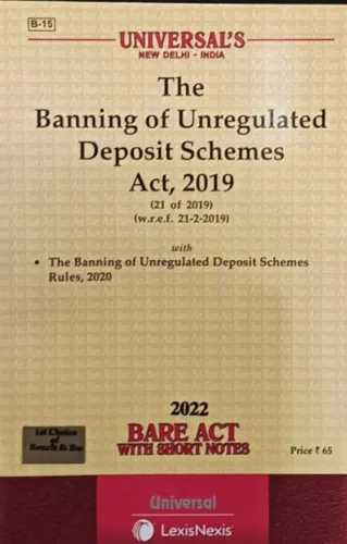 Banning Of Unregulated Deposit Scheme Act 2019