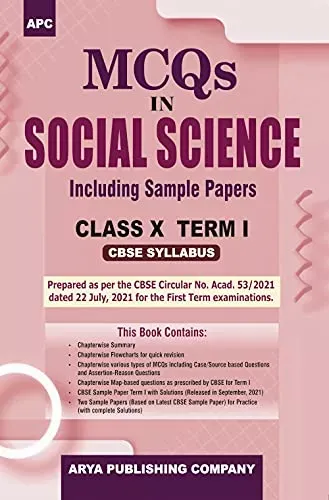 MCQs in Social Science, Term-I, Class-10