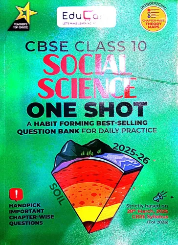 One Shot Cbse Question Bank Social Science-10 (2025-26)