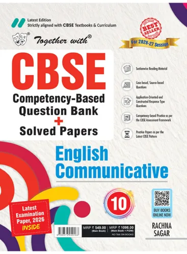 Together with CBSE Question Bank for Class 10 English Communicative 2026-27 |Most Recommended reference Book for 2027 Board Exams | Practice Papers & Latest Board Question Paper 2026 with Answers (CBSE)
