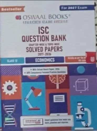 Isc Question Bank Solved Papers Economics-12 {2027}