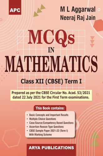 MCQs in Mathematics, Term-I (CBSE), Class-12