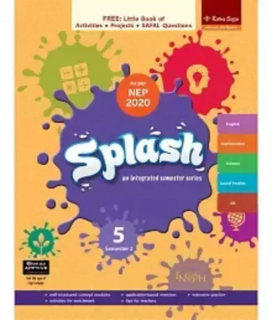 Splash - Semester 1, Semester 2 & Worksheet for Class 5 (Set of 3 Books)