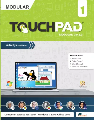 Touchpad Modular Ver 1.0, Activity Based Computer Book for Class 1