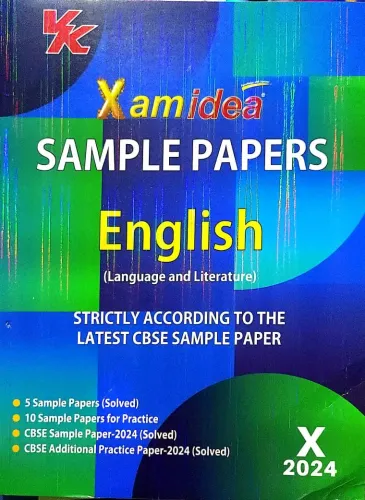 Xam Idea Sample Papers English Lang.& Lit.-10 (2024)