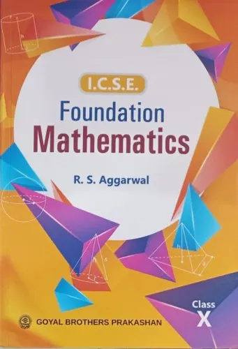 Icse Foundation Mathematics for class 10 Latest Edition 2024