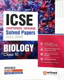 Icse Chapterwise Topicwise Solved Papers Biology Class -10