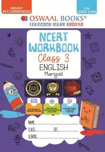 Oswaal NCERT Workbook English (Marigold) Class 3 (Black & White) (For Latest Exam)