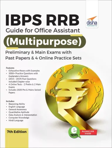 IBPS RRB Guide for Office Assistant (Multipurpose) Preliminary & Main Exams with Past Papers & 4 Online Practice Sets 7th Edition
