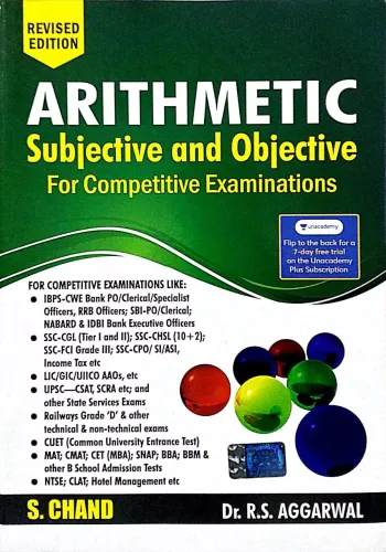 Arithmetic Subjective And Objective For Competitive Examinations