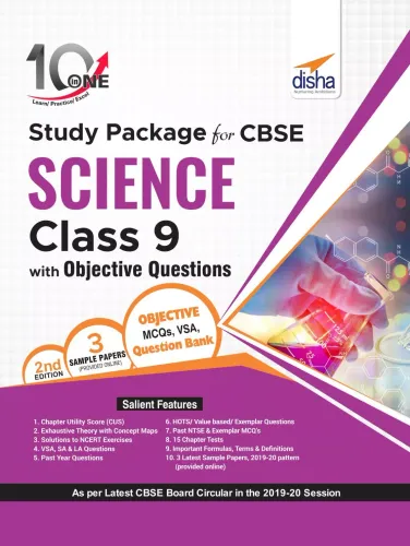 10 in One Study Package for CBSE Science Class 9 with Objective Questions 2nd Edition