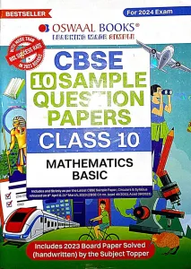 CBSE 10 Sample Question Papers Mathematics Basic-10 (2023-2024)